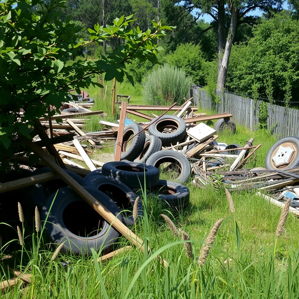 Lot & Property Cleanup — before